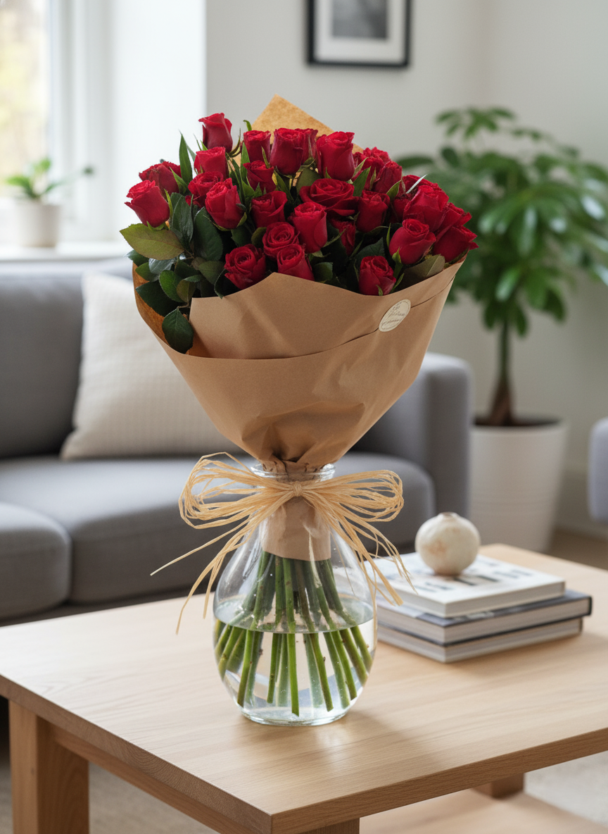 Bouquet di Rose Rosse: Passione e Raffinatezza