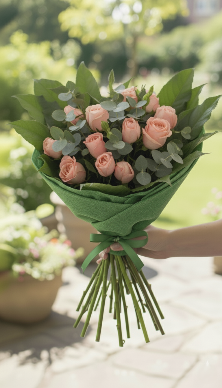 Bouquet di Rose Rosa Tenerezza