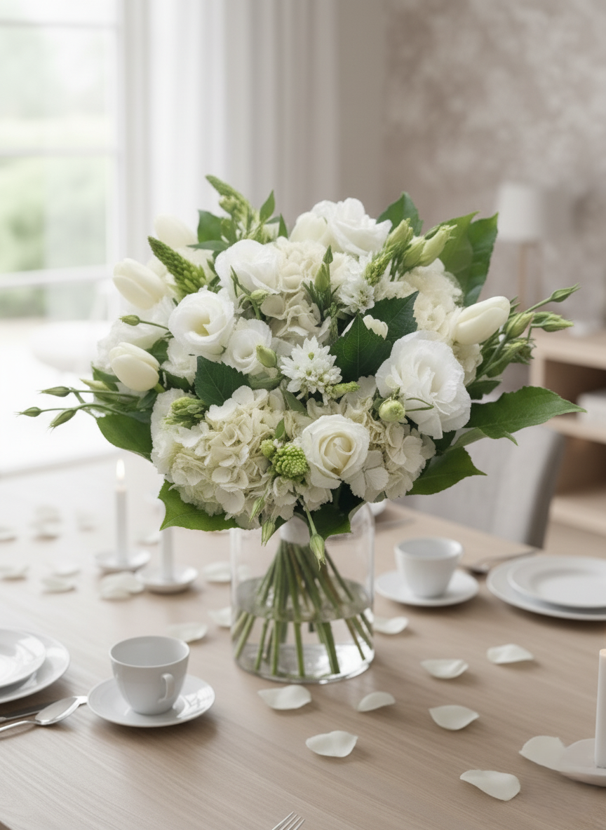 Bouquet di fiori bianchi