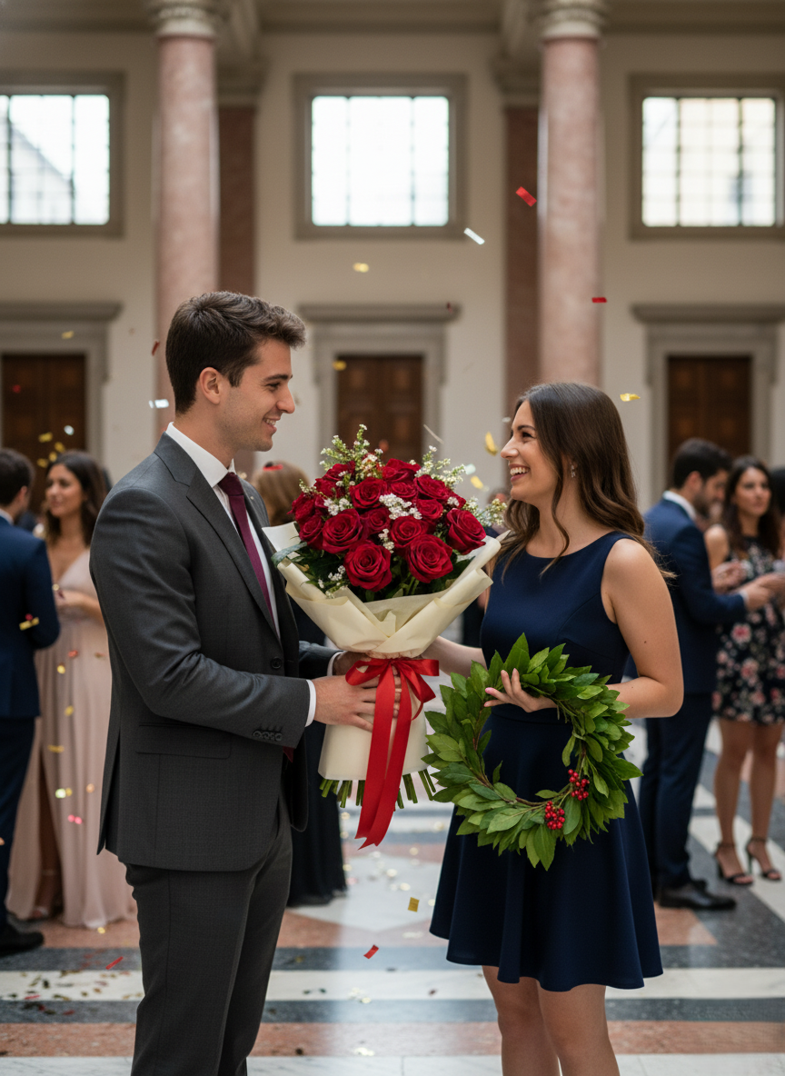 Bouquet di rose rosse