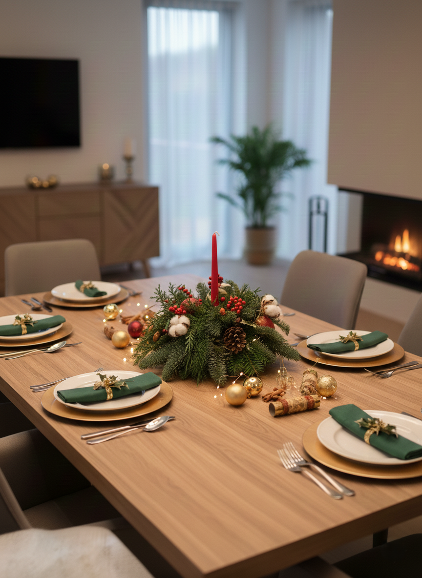 Centrotavola Invernale "Natura Viva"