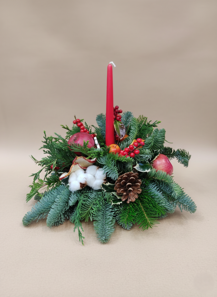 Centrotavola Invernale "Natura Viva"