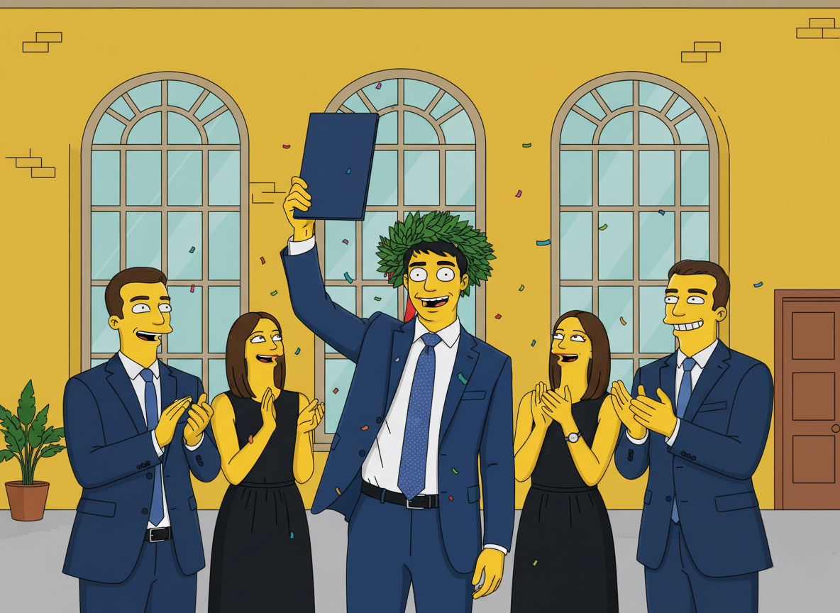 Coroncina di Alloro per Laurea