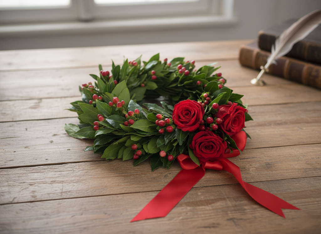 Coroncina di alloro per laurea