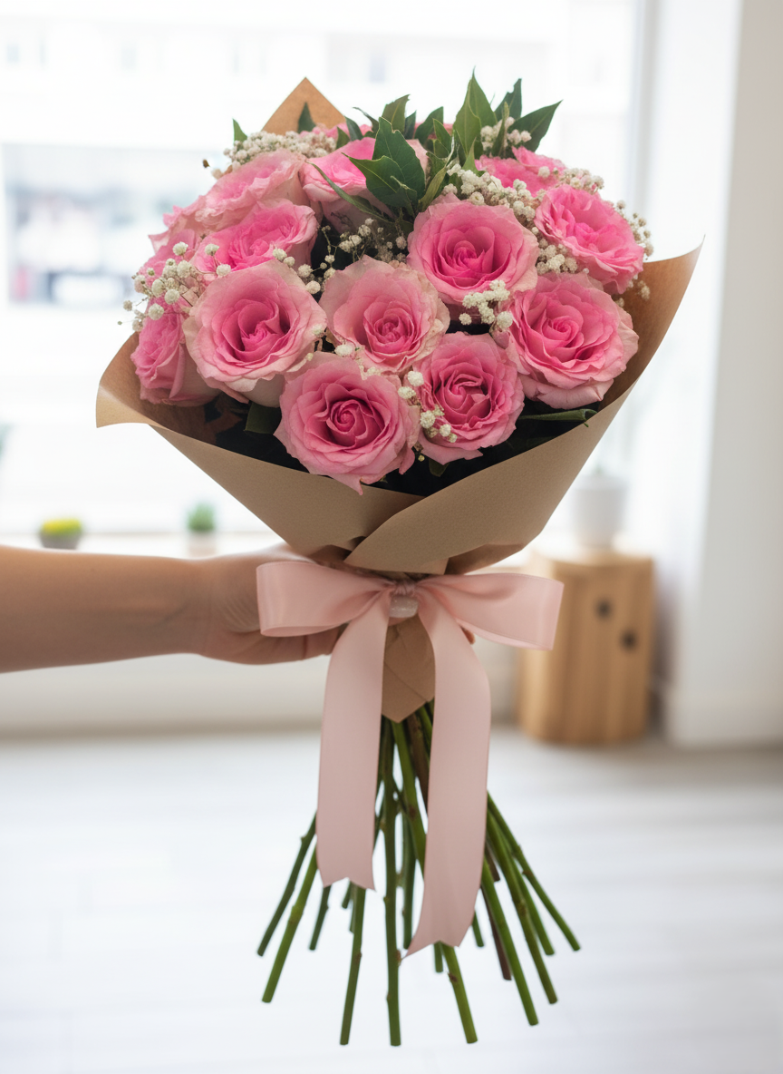 Bouquet di Rose Rosa