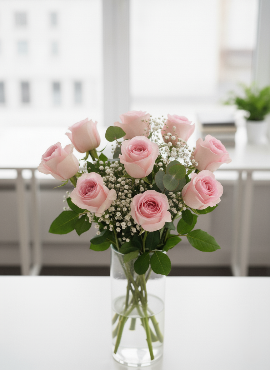 Rose rosa: Sentimento Nobile