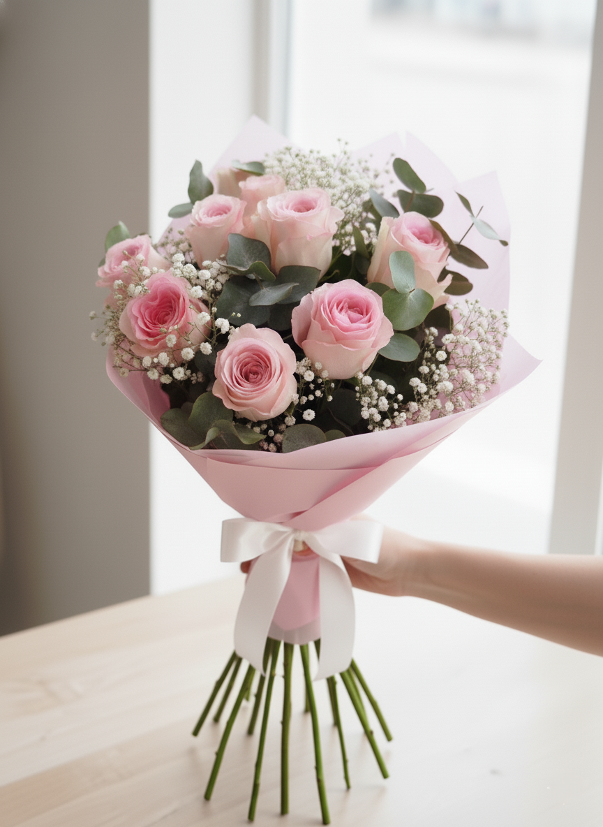 Rose rosa: Sentimento Nobile