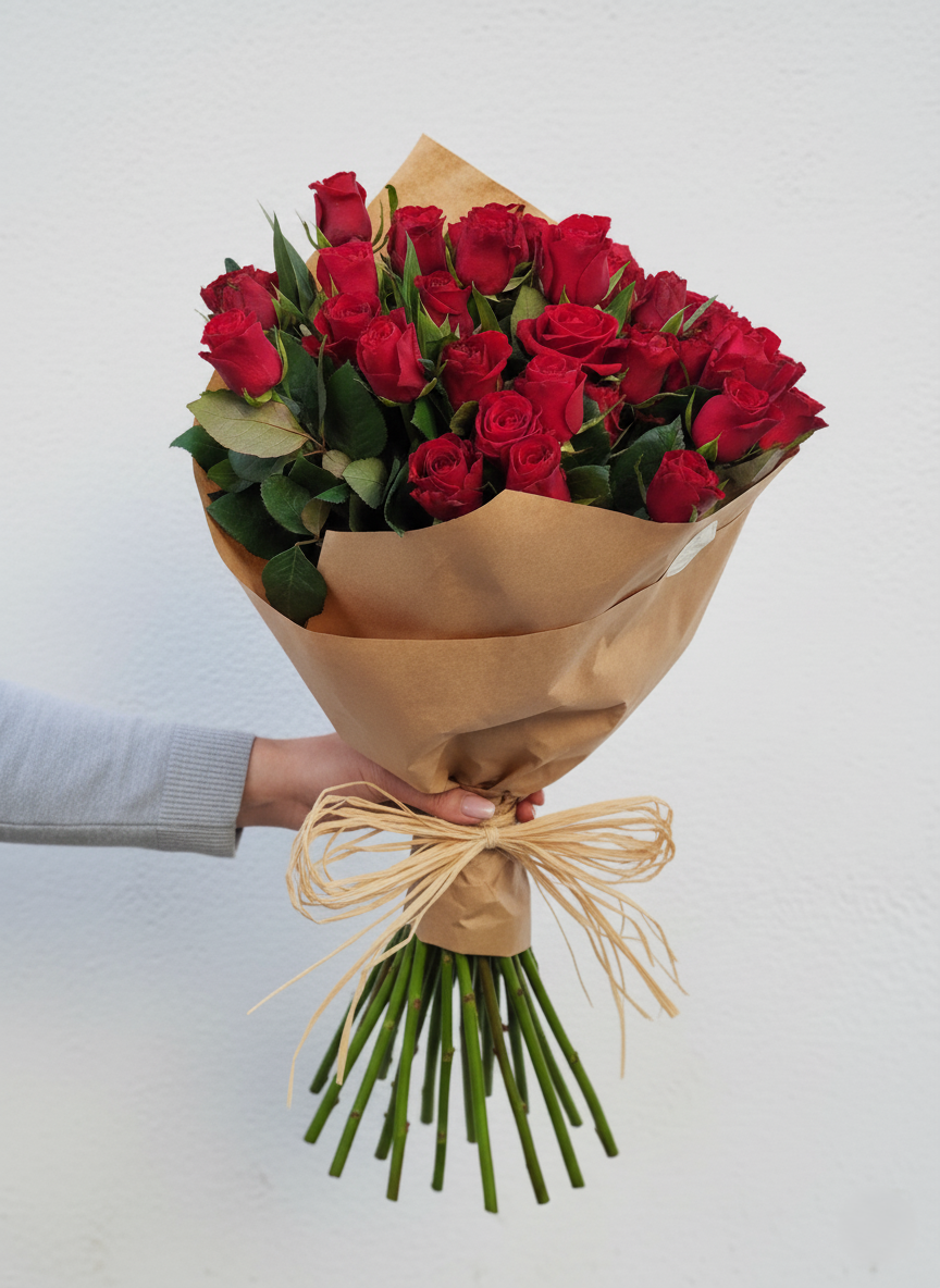 Bouquet di Rose Rosse: Passione e Raffinatezza
