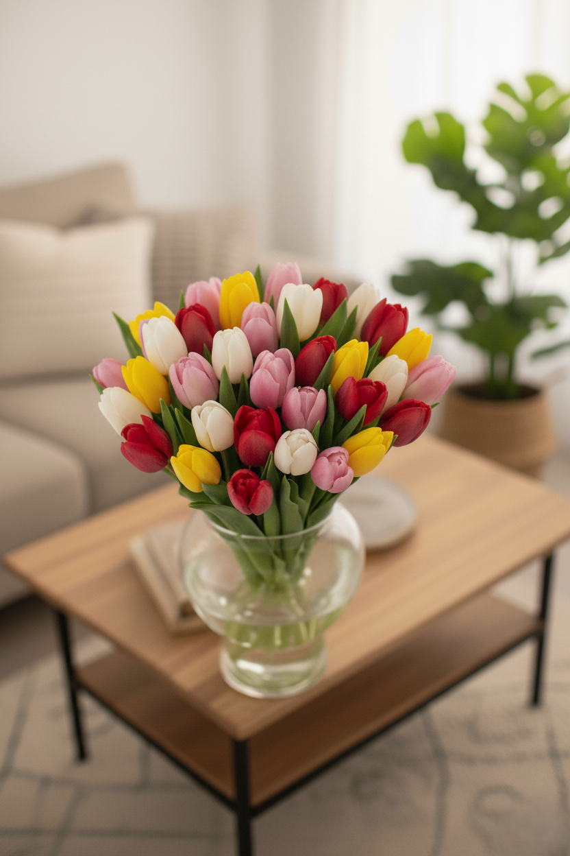 Bouquet Tulipani Multicolore Classico